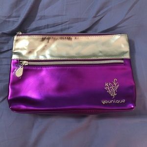 New Purple & Gold Younique Makeup Bag